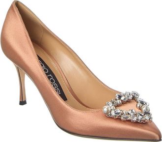 Sergio Rossi Godiva Precious Satin Pump