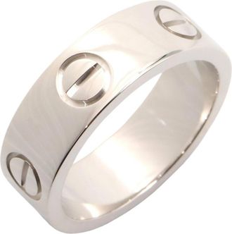 Cartier White Gold White Gold (18K) Band Ring (Pre-Owned)
