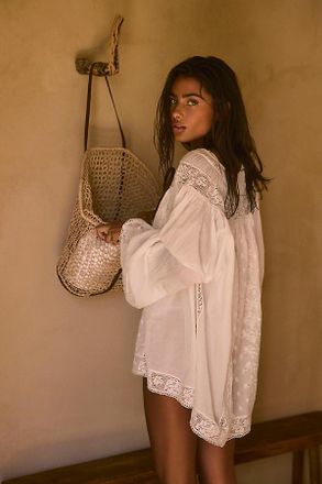 BHLDN Cottage Cotton Sleep Shirt