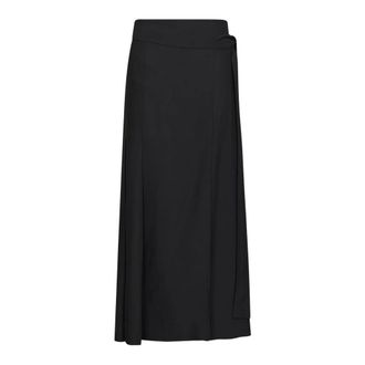 STUDIO NICHOLSON Mile Knife Pleat Skirt - female - Studio Nicholson - Midi Skirts - Black - XS - Skirts