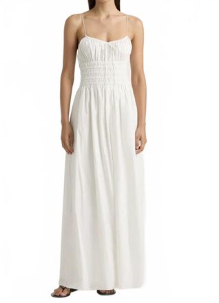 Faithfull The Brand Baia Maxi Dress In White
