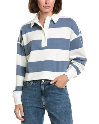 Wildfox Alma Rugby Polo Sweater