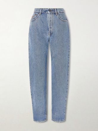 Chlo&eacute; Jeans Boyfriend A Vita Alta In Denim Biologico - Blu