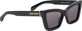 Palm Angels Roseville Grey Butterfly Unisex Sunglasses PERI091 1007 54