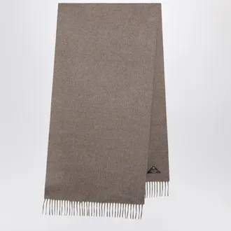 Loro Piana Sciarpa color taupe in cashmere