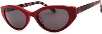 DKNY Ladies Red Cat Eye Sunglasses DK548S