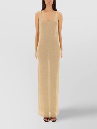 Saint Laurent maxi dress shimmering finish
