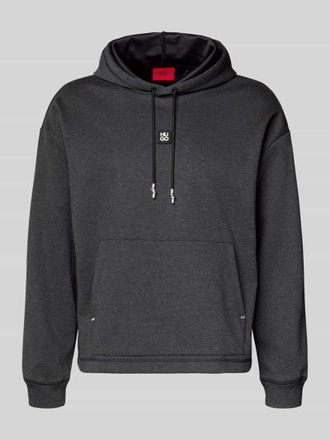 HUGO BOSS Regular Fit Hoodie aus Baumwoll-Mix Modell DINEO in Mittelgrau, Gr&ouml;&szlig;e XXL