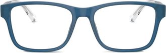 Emporio Armani Occhiali rettangolari - Blu