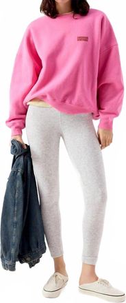 American Vintage Womens Plizzy Sweatshirt In Vintage Petunia