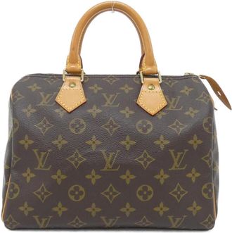 Louis Vuitton Marron Monogram Coated Canvas Boston Bag (Pre-Owned)