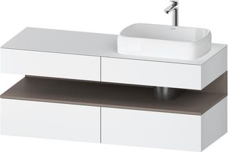 Duravit Qatego Consola Mueble Bajo Lavabo, 2 Extensiones, 2 - Duravit