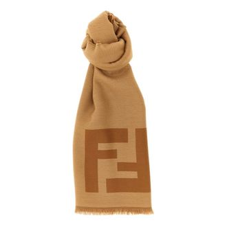 Fendi Scarf - male - Fendi - Winter Scarves - Brown - ONE SIZE - Accessories