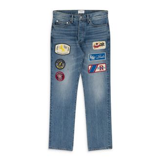 Rhude Indigo Patch Denim Pants