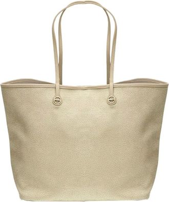 Borbonese Mujer, Bolsos, Beige, Talla: ONE Size