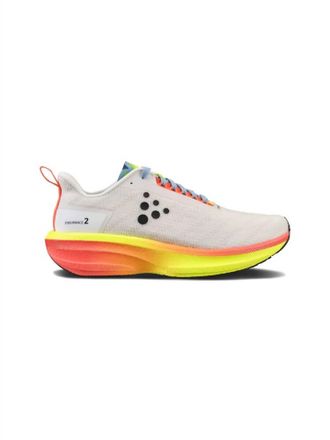 Craft Womens Endurance 2 Running Shoes In Ash White/sour