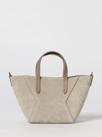 Brunello Cucinelli Borsa BC Duo Brunello Cucinelli in camoscio