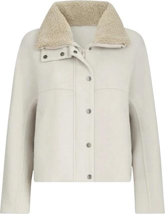 Brunello Cucinelli Dames, Jassen, Beige, Maat: XS