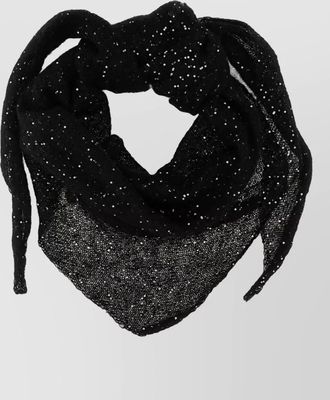 Nude sequin scarf