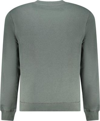 Napapijri Logo-Print Cotton Sweatshirt - Green