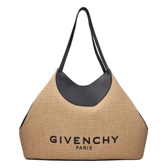 Givenchy Bolso Tote Mediano Facet en Rafia - Bags - Mujer - Beige - ONE SIZE