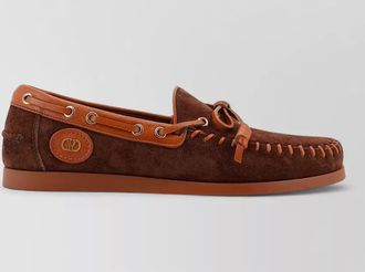 Valentino Garavani leather boat shoes
