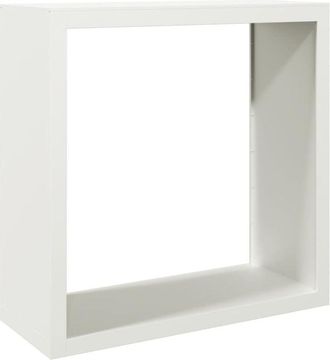 vidaXL Le&ntilde;ero De Acero Blanco 100x40x100 Cm Vidaxl