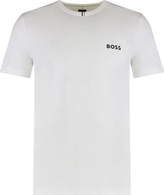 HUGO BOSS Ts_Toc Spin Training - Heren - T-shirts - Wit - 2XL - Polyester - Tops