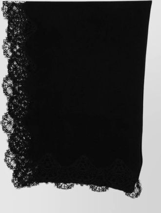 Ermanno Scervino cashmere fine-knit stole
