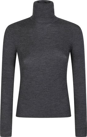 P.A.R.O.S.H. Long Turtle Neck Wool Turtleneck