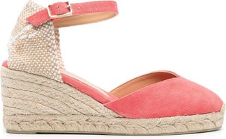 Castaner 70mm Chiarita espadrilles - women - Calf Leather/Fabric/Jute/Fabric/Rubber - 40 - Pink