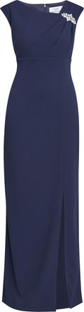 Gina Bacconi Womens Harley Maxi Dress With Trim - Navy - Size 12 UK