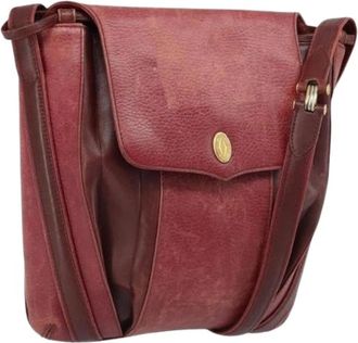 Cartier Pre-owned Vintage Schoudertas - Dames - Vintage Schoudertas - Rood - ONE Size - Leer - Vintage