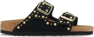 Birkenstock Arizona Rivet - Dames - Schoenen - Zwart - Maat: 37 EU Leer