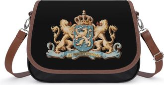Generic Coat of Arms of Dutch East Indies Fashion Womens Crossbody Bags Novelty Handbag Shoulder Bag Purse