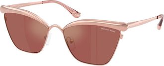 Michael Kors MK1174 SCOTTSDALE 1108E4 Womens Sunglasses Gold Size 56