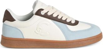 Coccinelle C-Style 90 logo-embossed sneakers - women - Polyester/Recycled Cotton/Cotton/Polyester/Rubber - 40 - White
