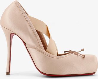 Christian Louboutin Decollet&egrave; Cassia Nodo in satin - CHRISTIAN LOUBOUTIN - gender_Woman