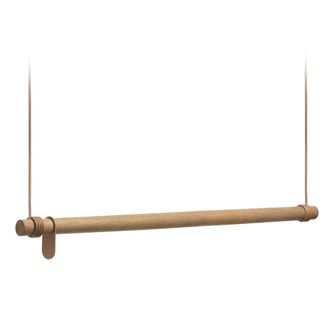 Lind DNA Swing H&auml;ngegarderobe L (110 cm), Eiche natur / Leder natur
