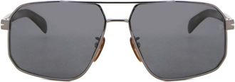 David Beckham DB 7102/S 85K/M9 Mens Sunglasses Silver Size 61