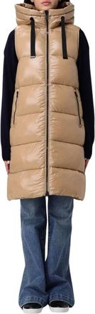 Save The Duck Iria Vest - Dames - Bodywarmers - Bruin - S - Polyester - Jassen