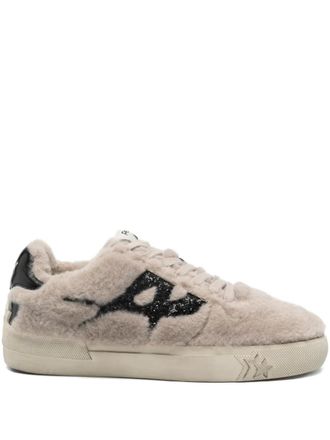 Ash Malibu lace-up sneakers - women - Artificial Fur/Artificial Fur/Rubber - 39 - Neutrals