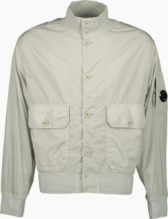 C.P. Company Mens Chrome-R Lens Bomber Jacket - Blue Fox - Size: 40/Regular