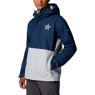 Columbia Mens Columbia Navy/Silver Dallas Cowboys Field Bound Omni-Shield Full Zip Jacket at Nordstrom, Size Xx-Large