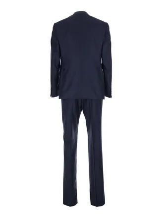 Emporio Armani Mens Suit Blue Suits