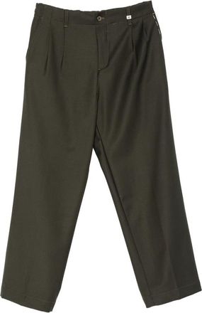 Myths Pleated-front Straight-leg Trousers