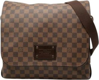 Louis Vuitton Pre-owned Cross Body Bags, female, Brown, Size: ONE SIZE Pre-owned Damier Shoulder Bag
