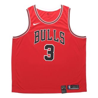 Nike NBA Retro Basketball Jersey SW Fan Edition Chicago Bulls Wade 3 Red 864465-658