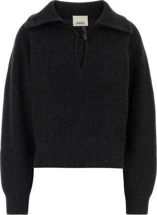 Isabel Marant Miranda Sweater - Dames - Ronde hals truien - Grijs - S - Wol - Truien & Vesten