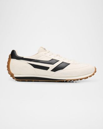 Tom Ford Men & apos;s Mick Tech Fabric and Suede Sneakers